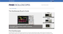 Desktop Screenshot of findoscilloscopes.com