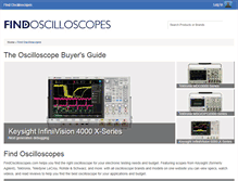 Tablet Screenshot of findoscilloscopes.com